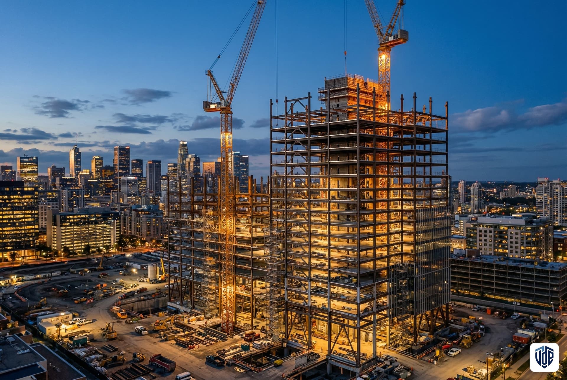 Commercial building under construction
